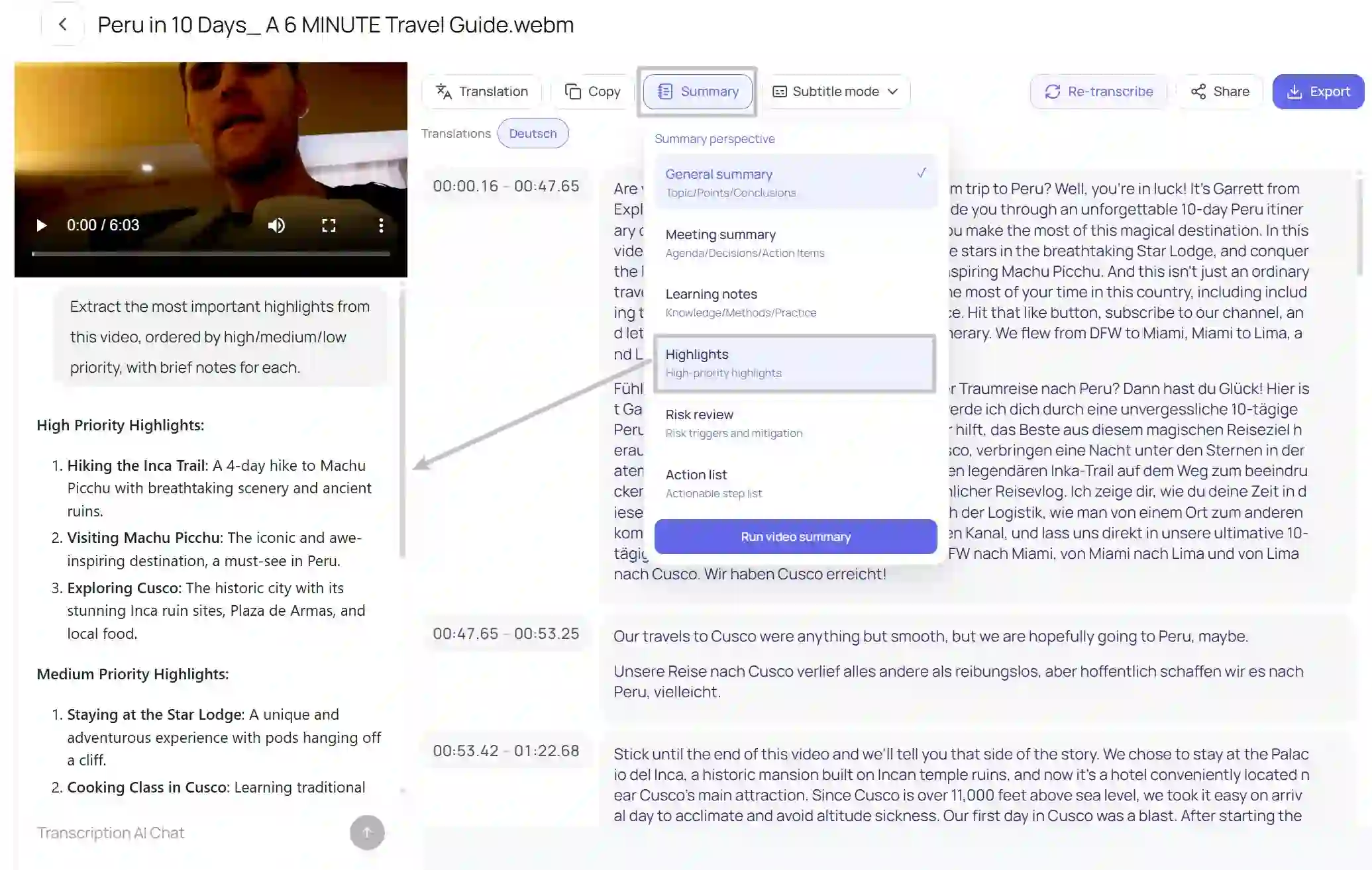 Create Summaries and Notes with AI